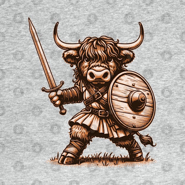 Highland Coo by Taylor'd Designs